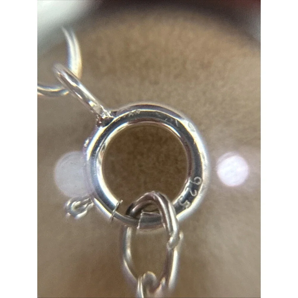 Stunning Sterling Silver Pave Genuine Natural Diamond Cross Pendant 24
